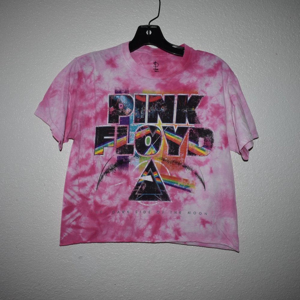 Pink Floyd Band Tee Cropped Small
